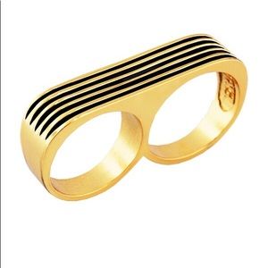 Groovy Twosome Ring